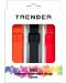 Каишки Trender - Trio Bundle Sport, 22 mm, 3 броя, оранжева/черна/червена - 1t