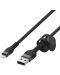 Кабел Belkin - Boost Charge, USB-A/Lightning, Braided silicone, 3 m, черен - 3t