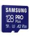 Карта памет Samsung - PRO Plus, 128GB, microSDXC, Class10 + USB четец - 3t