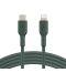 Кабел Belkin - CAA003bt1MMG, Lightning/USB-C, 1 m, зелен - 1t