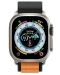 Каишка Next One - Adventure Loop, Apple Watch, 45/49 mm, черна/оранжева - 2t