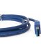 Удължителен кабел VCom - CU302, USB-A/USB-A, 1.8 m, син - 4t