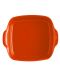 Керамична тава Emile Henry - 1.8 L, 28 x 24 x 7.5 cm, оранжева - 2t
