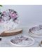 Керамична десертна чиния Morello - Beautiful Roses, 20 cm - 5t