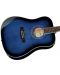 Акустична китара Harley Benton - D-120TB, синя/черна - 4t