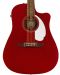 Акустична китара Fender - Redondo Player, Candy Apple Red - 2t