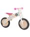 Дървено колело за баланс Kiddimoto - Пастелни точки - 1t