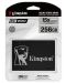 SSD памет Kingston - KC600, 256GB, 2.5'', SATA III - 3t