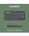 Клавиатура Logitech - Pebble Keys 2 K380s, безжична, ISO Layout, Graphite - 10t