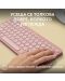 Клавиатура Logitech - Pebble Keys 2 K380s, безжична, US Layout, Rose - 7t