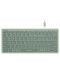 Клавиатура A4tech - FStyler FBX51C, безжична, Matcha green - 1t