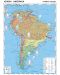 Климат и води: Стенна карта на Южна Америка (1:7 000 000) - 1t