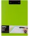 Клипборд с капак Apli - А4, PVC, зелен - 1t