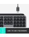 Клавиатура Logitech - MX Keys For Mac, безжична, Space Grey - 12t