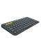 Клавиатура Logitech - K380 US, безжична, черна - 2t