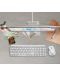 Клавиатура Logitech - MX Keys S for Mac USINTL, безжична, Pale Grey - 6t