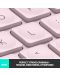 Клавиатура Logitech - MX Keys Mini, безжична, розова - 3t