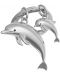 Ключодържател Metalmorphose - Dolphin Family - 2t