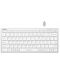 Клавиатура A4tech - FStyler FBX51C, безжична, Grayish White - 1t