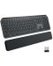 Клавиатура Logitech - MX Keys palm rest, безжична, черна - 3t