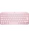 Клавиатура Logitech - MX Keys Mini, безжична, розова - 1t