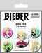 Комплект значки Pyramid -  Justin Bieber (Emojis) - 1t