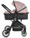 Комбинирана бебешка количка Moni - Rio, розова - 4t