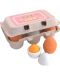 Комплект Smart Baby - Дървени яйца, 6 броя - 1t