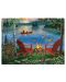 Комплект за рисуване с акрилни бои Royal - Езеро, 39 х 30 cm - 1t