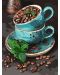 Комплект за рисуване по номера Ideyka - Ароматно кафе на зърна, 30 х 40 cm - 1t