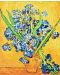Комплект за рисуване по номера Ideyka - Ириси Ван Гог, 40 х 50 cm - 1t