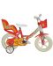 Детско колело Dino Bikes - Дино, бяло и червено, 12" - 1t