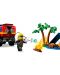 Конструктор LEGO City - Пожарникарски камион 4 х 4 със спасителна лодка (60412) - 4t