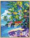 Комплект за рисуване по номера Schipper - Слънчеви Кариби - 2t