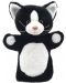 Кукла-ръкавица The Puppet Company Приятели - Коте, в черно и бяло - 1t