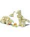 Beluga DOCKLETS 58010 3D дървен пъзел динозавър - 4t