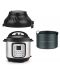 Комбиниран мултикукър Instant - Pot Duo Crisp + Air Fryer, 8 l, 1500W, сребрист - 2t