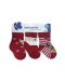 Комплект бебешки термо чорапи KikkaBoo Xmas - Памучни, 0-6 месеца, 3 чифта - 1t