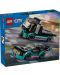 Конструктор LEGO City - Състезателна кола и камион за превоз на автомобили (60406) - 1t