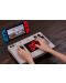 Безжичен контролер 8BitDo - Arcade Stick, бял (Nintendo Switch/PC) - 6t