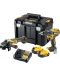 Комплект акумулаторни инструменти DeWALT - DCK2020P2T, 18V, с 2 батерии, зарядно и куфар - 1t