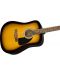 Комплект акустична китара с аксесоари Fender - FA-115 SB, Sunburst - 3t