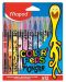 Комплект флумастери Maped Color Peps - Monster, 12 цвята - 1t