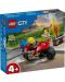 Конструктор LEGO City - Спасителен пожарен мотоциклет (60410) - 1t