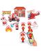 Комплект говорещи играчки Jagu - Пожарна, 10 части - 2t