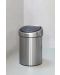 Кош за отпадъци Brabantia - Touch Bin, 3 l, Matt Steel - 9t