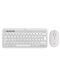 Комплект клавиатура Logitech K380s + мишка Logitech M350s, бели - 1t