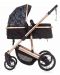 Комбинирана бебешка количка Chipolino - Енигма, Абанос - 4t