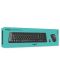 Комплект мишка и клавиатура Logitech - MK220, безжични, черен - 5t