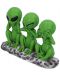 Комплект статуетки Nemesis Now Adult: Humor - Three Wise Martians, 16 cm - 2t